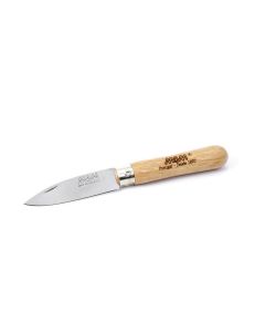 MAM 2025 small pocket knife with stainless steel drop point blade and beech handle