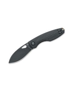 Fox Knives Chilin Fibra di Carbono Dark M398 Stonewash canivete