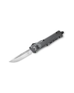 CobraTec Stonewash Large CTK-1 Droppoint automatic knife OTF
