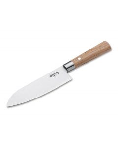 Böker Damast Olive Santoku kitchen knife