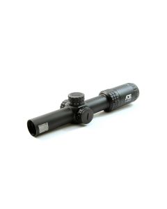 ADE 1-6x24 SFP Rifle Scope with Illuminated Mil Dash Reticle and 30mm mounting rings