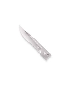 Replacement blade CobraTec Medium CTK-1 Droppoint with partial serration