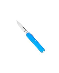 CobraTec Large Enforcer Blue M390 Droppoint automatic knife OTF