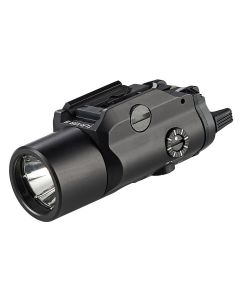 Streamlight TLR-VIR II lampe d'arme noire avec lumière LED blanche et LED infrarouge/laser infrarouge.