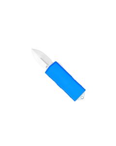 CobraTec OTF Money Clip faca automática OTF azul com lâmina de punhal